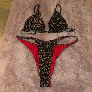 Cheetah print bikini